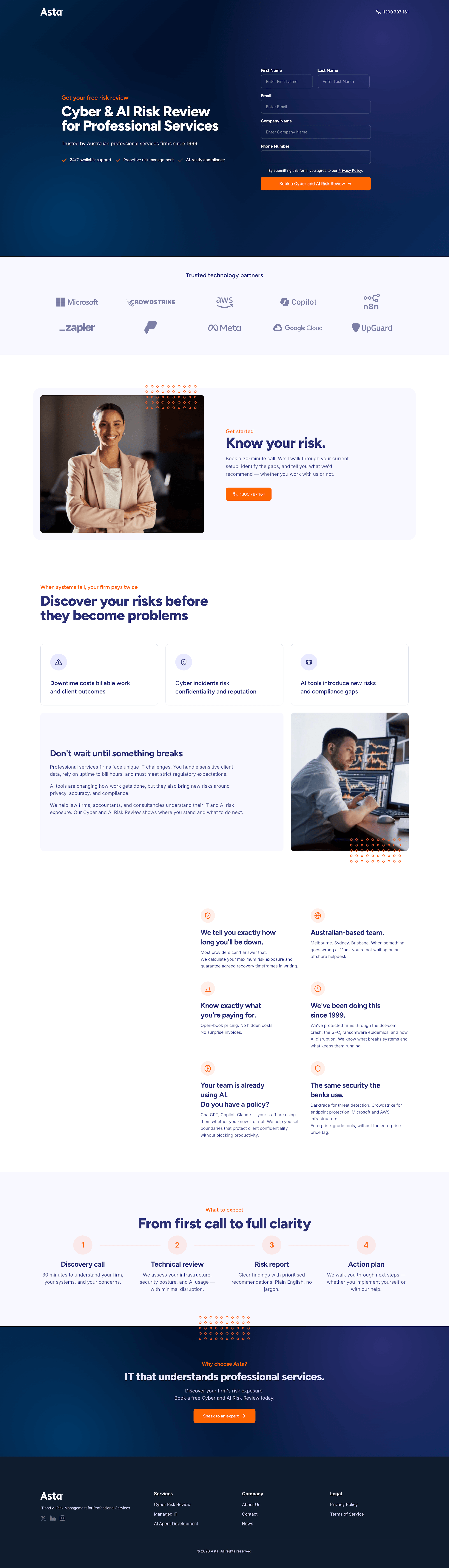 Landing Page System screenshot 1