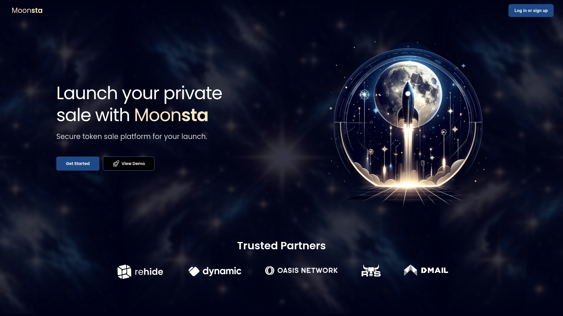 Moonsta Private Sales screenshot