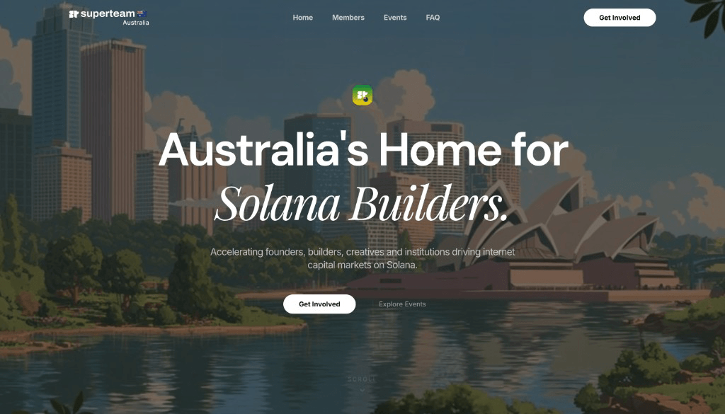 Superteam Australia | Solana Builders in Australia screenshot